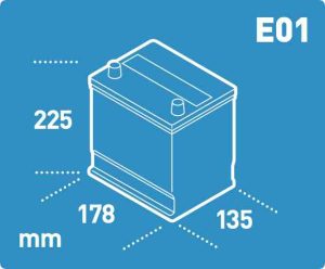 BATTERIE ELECTRA E1D 32AH 360A (EN)