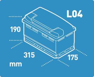 BATTERIE AMARON START STOP AGM L4 80AH 800A (EN)
