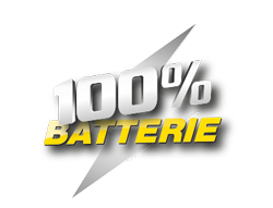 100%Batterie